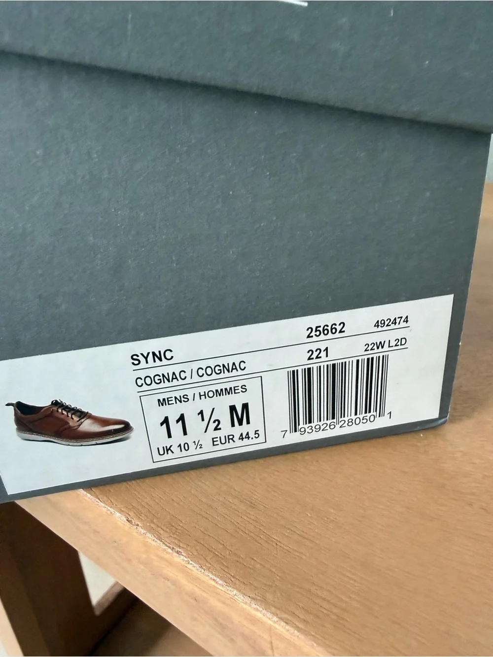 Stacy Adams Sync Lace-Up shoes size 11.5 NWT